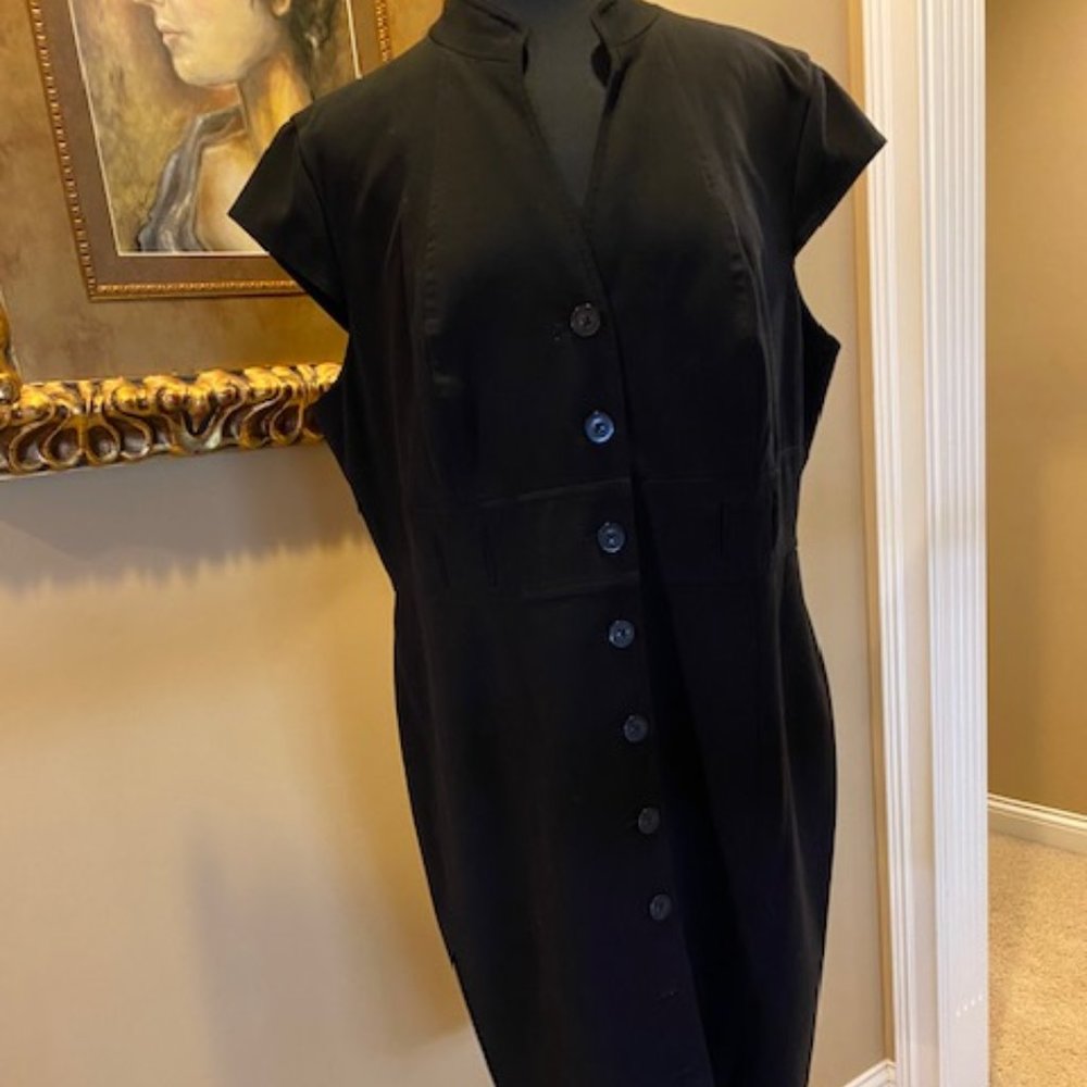 Calvin Klein Dress Women Sz 18W Black